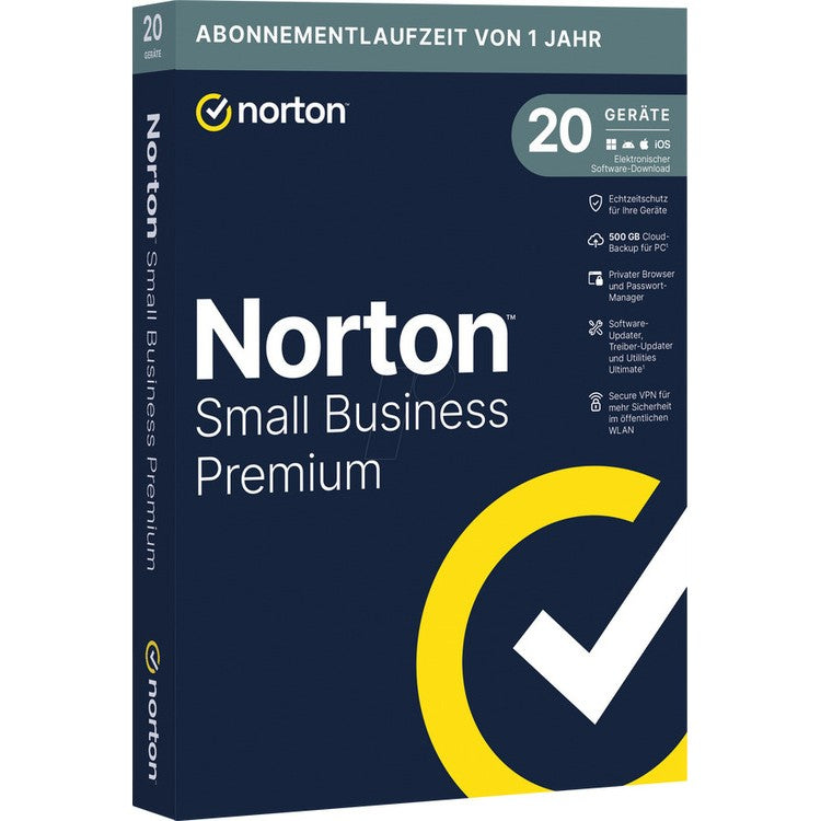 Norton Small Business Premium 1 User 20 Device 1 Year