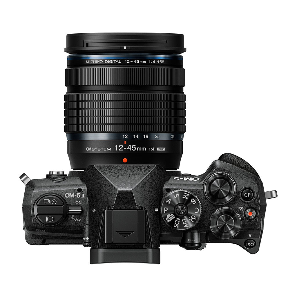 OM SYSTEM OM-5 II 12-45mm Lens Kit- Black 