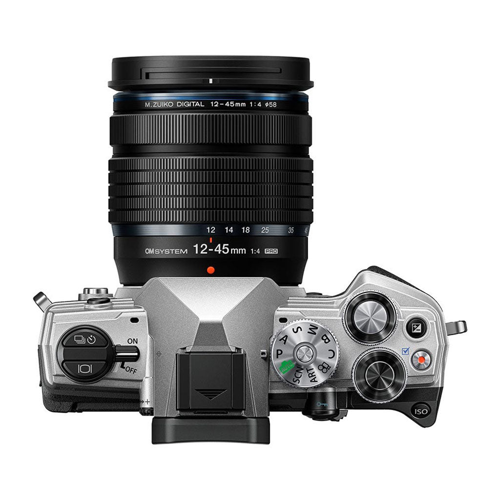 OM SYSTEM OM-5 12-45mm Lens Kit - Silver