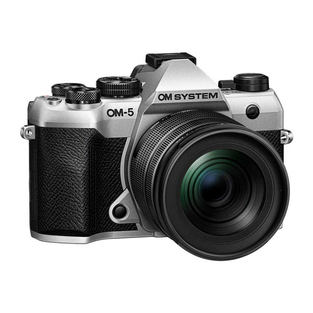 OM SYSTEM OM-5 II 12-45mm Lens Kit- Silver 