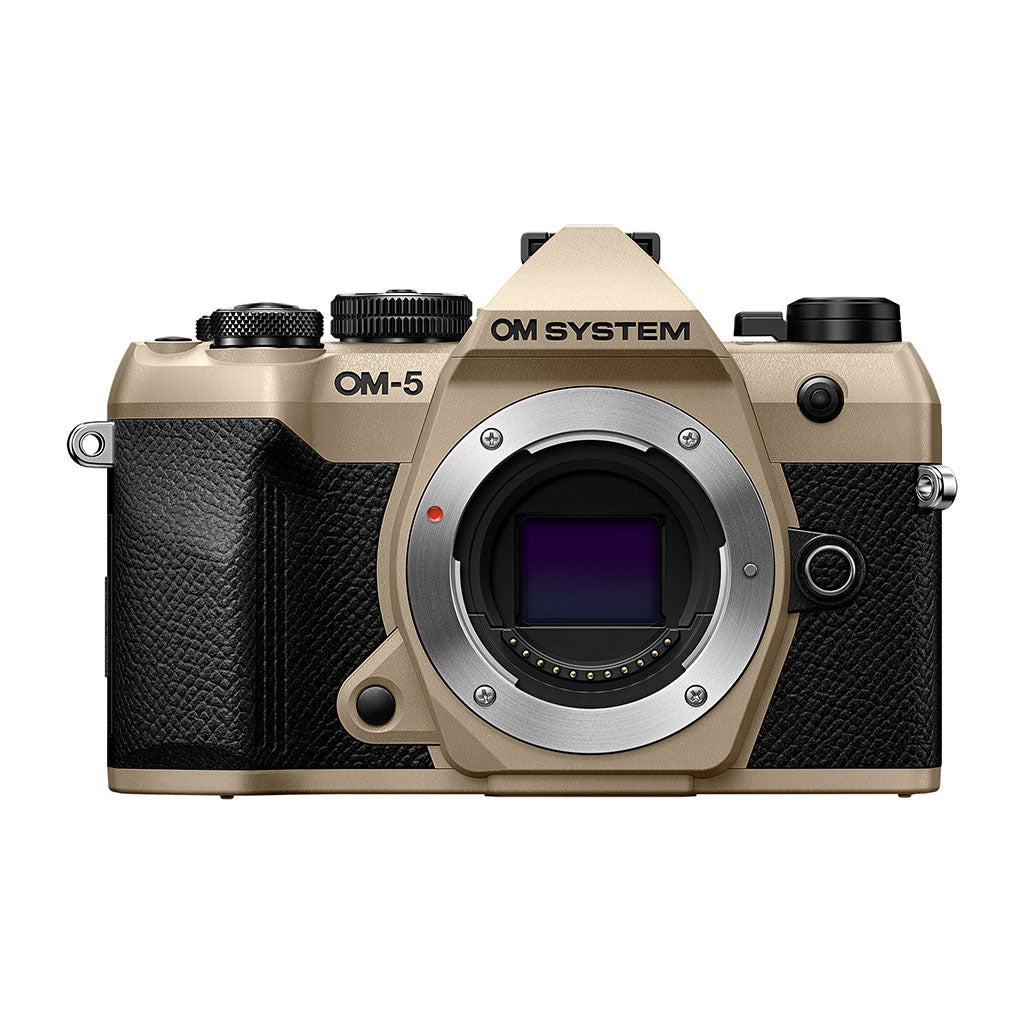 OM SYSTEM OM-5 II Mirrorless Camera - Sand Beige 