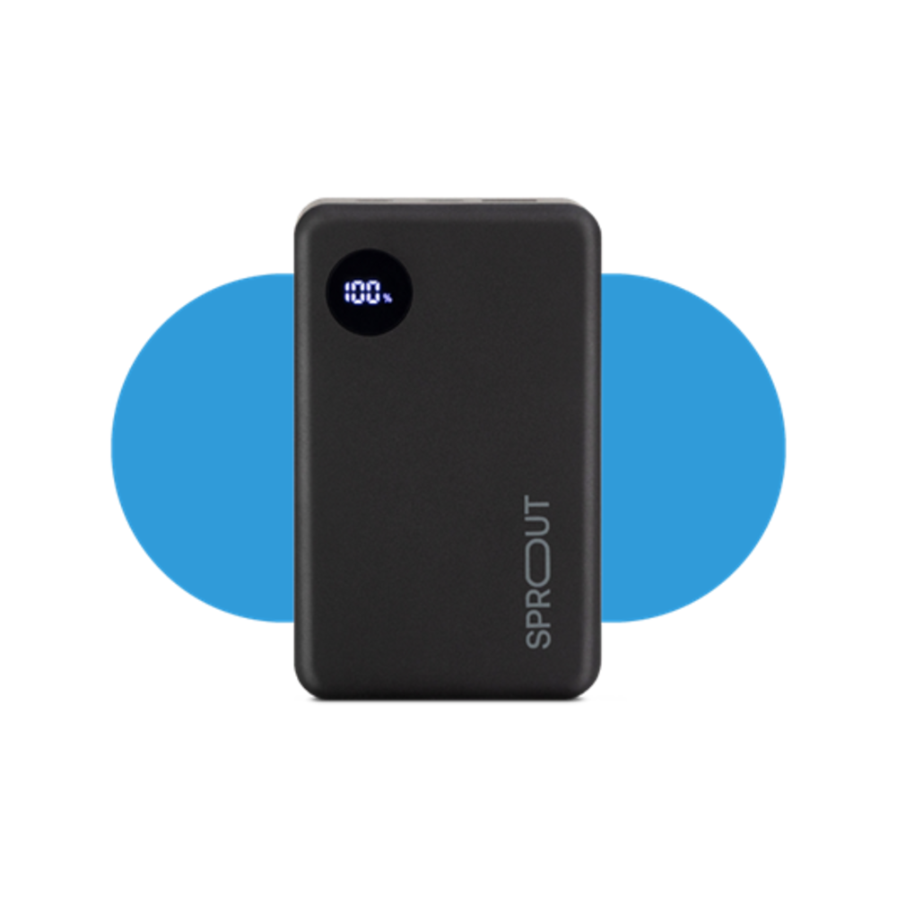 Open Box Sprout 20K PowerBank - SPB20000BK (Black)