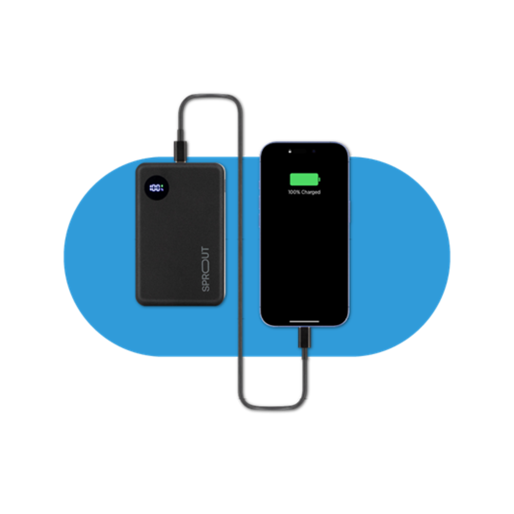 Open Box Sprout 20K PowerBank - SPB20000BK (Black)