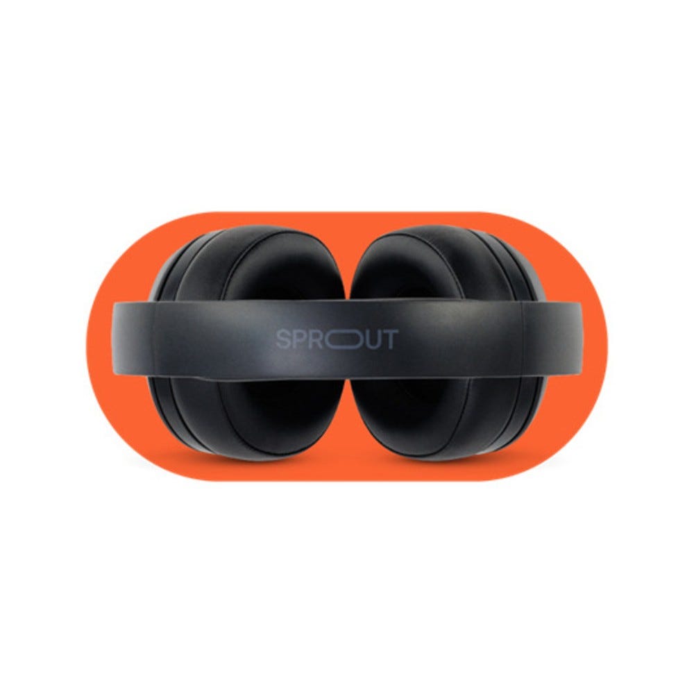 Open Box Sprout Invoke Lite Bluetooth Headphones - Black (SBTH010BK)