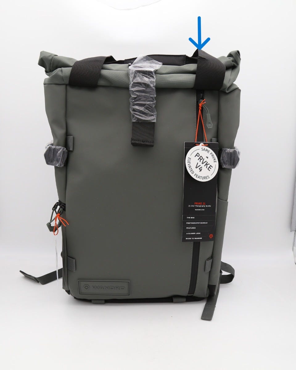 Damaged Wandrd PRVKE 21 Wasatch Green Photo Bundle V4