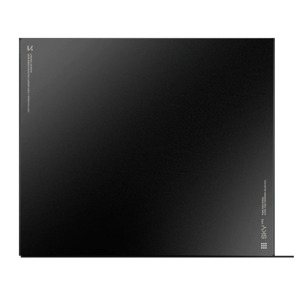 VOICSKY SKY PRO Ultra-Thin 500x430x1mm XL Glass Mouse Pad (Dark)