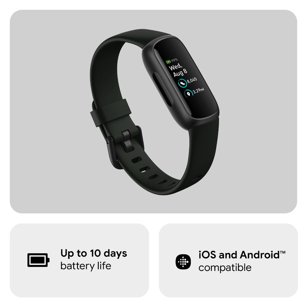 Fitbit Inspire 3 Fitness Tracker - Midnight Zen/Black