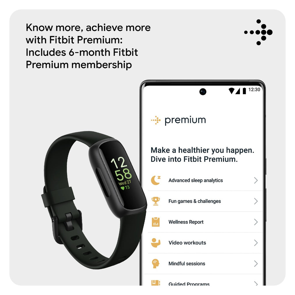 Fitbit Inspire 3 Fitness Tracker - Midnight Zen/Black