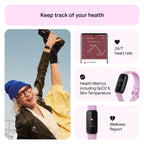 Fitbit Inspire 3 Fitness Tracker - Lilac Bliss/Black