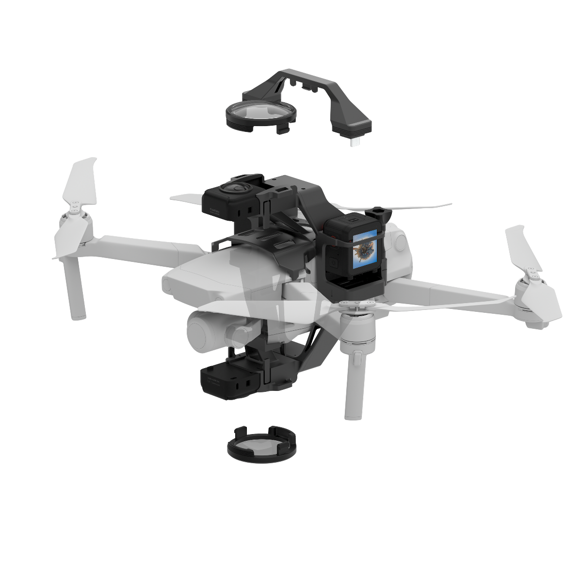 Insta360 ONE R Aerial Edition for DJI Mavic 2 (including split-lens 360 mod)