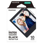 EXPIRED FUJIFILM INSTAX SQUARE Black Film - 10 Pack