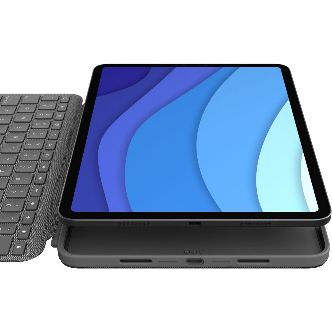 Logitech Combo Touch Case for iPad Pro 11" (1st/2nd/3rd Gen) - Grey