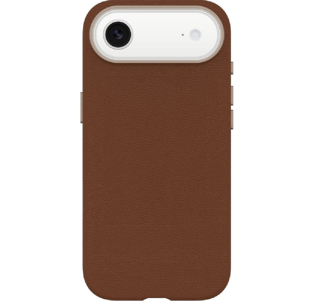 OtterBox Symmetry Cactus Leather MagSafe Case for iPhone Air (Brown)