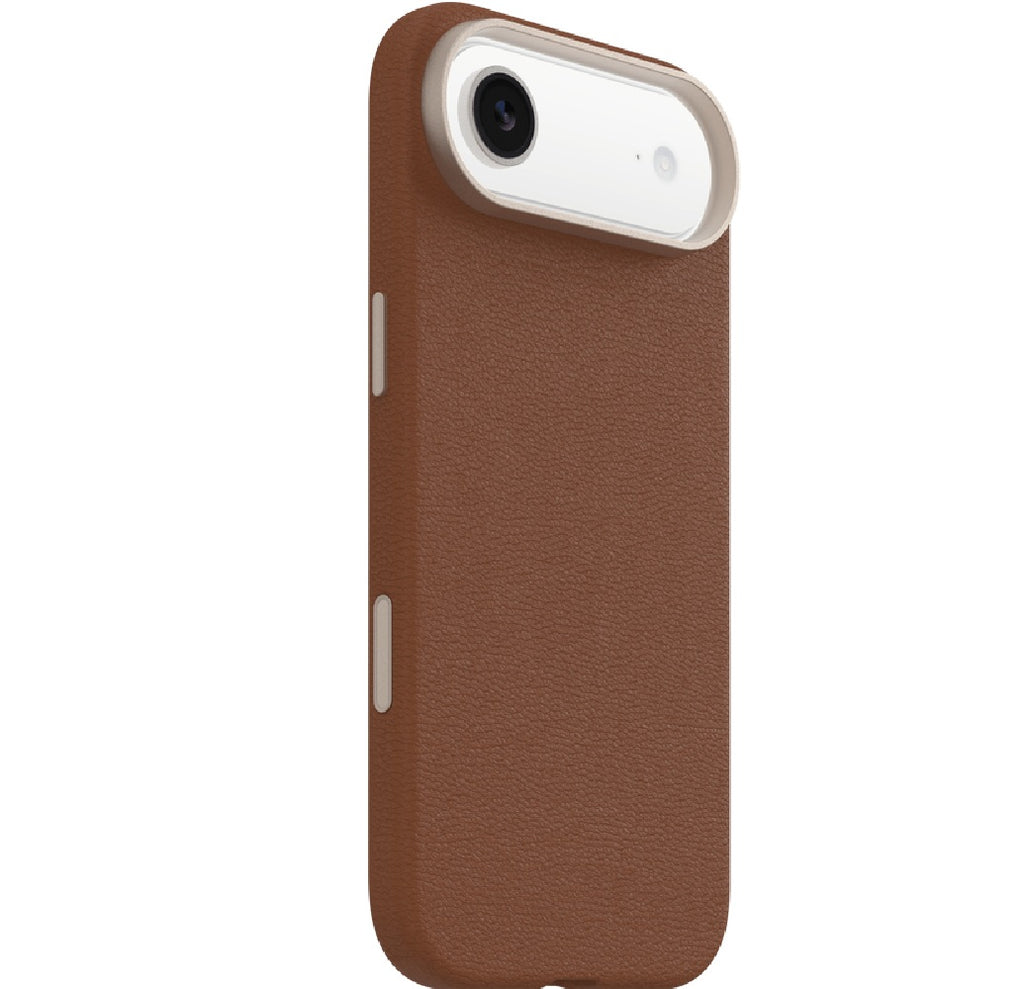 OtterBox Symmetry Cactus Leather MagSafe Case for iPhone Air (Brown)