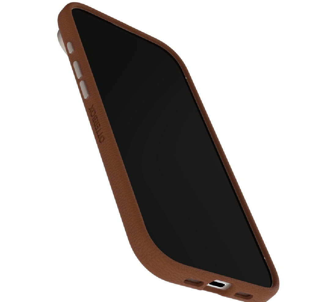 OtterBox Symmetry Cactus Leather MagSafe Case for iPhone Air (Brown)