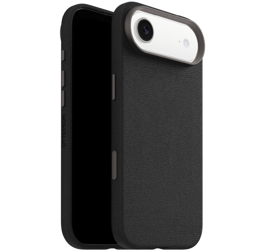 OtterBox Symmetry Cactus Leather MagSafe Case for iPhone Air (Black)