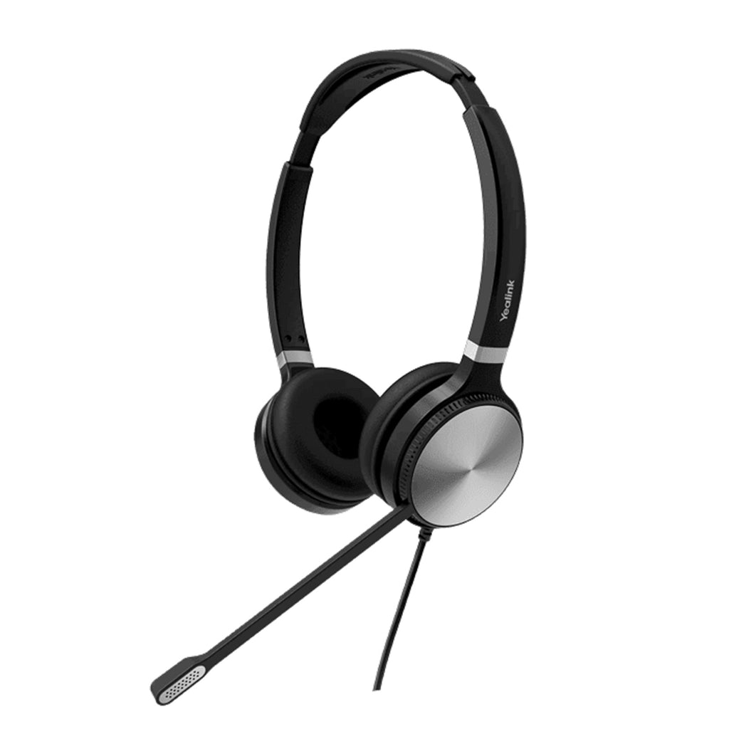 Yealink YHS36 Stereo Noise Cancelling Wireband Headset with Leather Ear Cushions