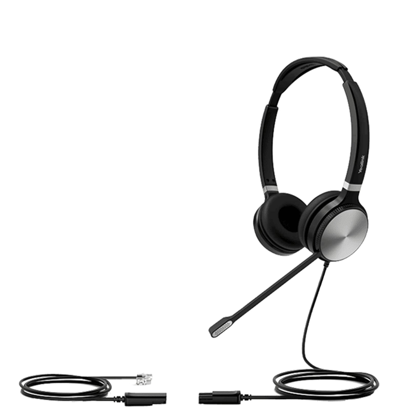 Yealink YHS36 Stereo Noise Cancelling Wireband Headset with Leather Ear Cushions