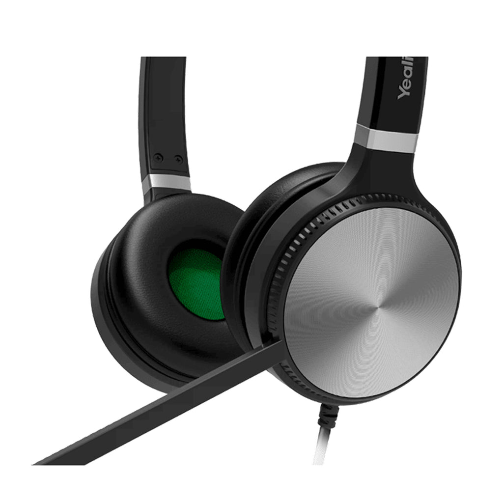 Yealink YHS36 Stereo Noise Cancelling Wireband Headset with Leather Ear Cushions