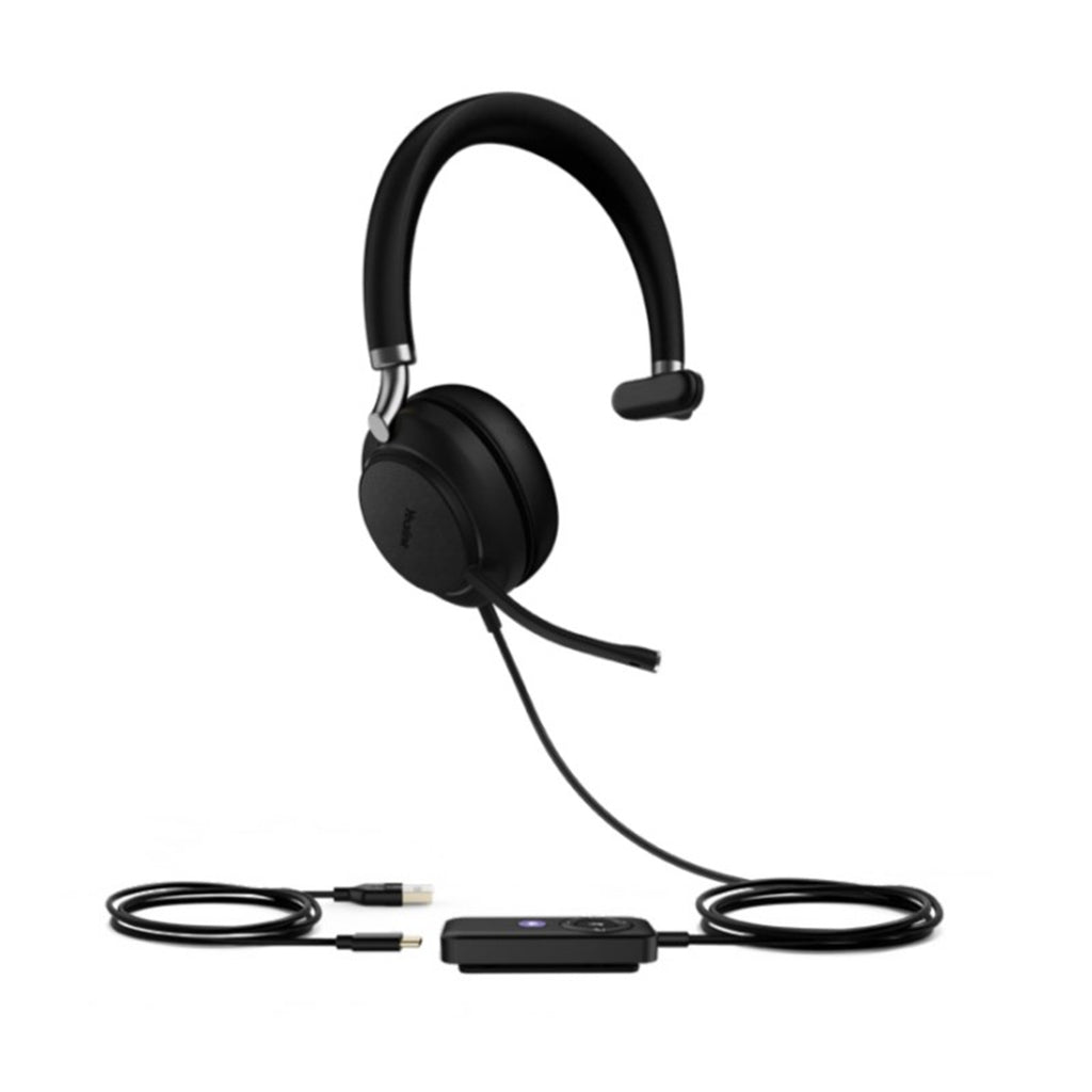 Yealink UH38 MS Mono Noise Cancelling USB-A Wired Headset