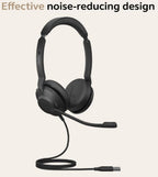 Jabra Evolve2 30 SE UC USB-C/A Stereo Corded Headset