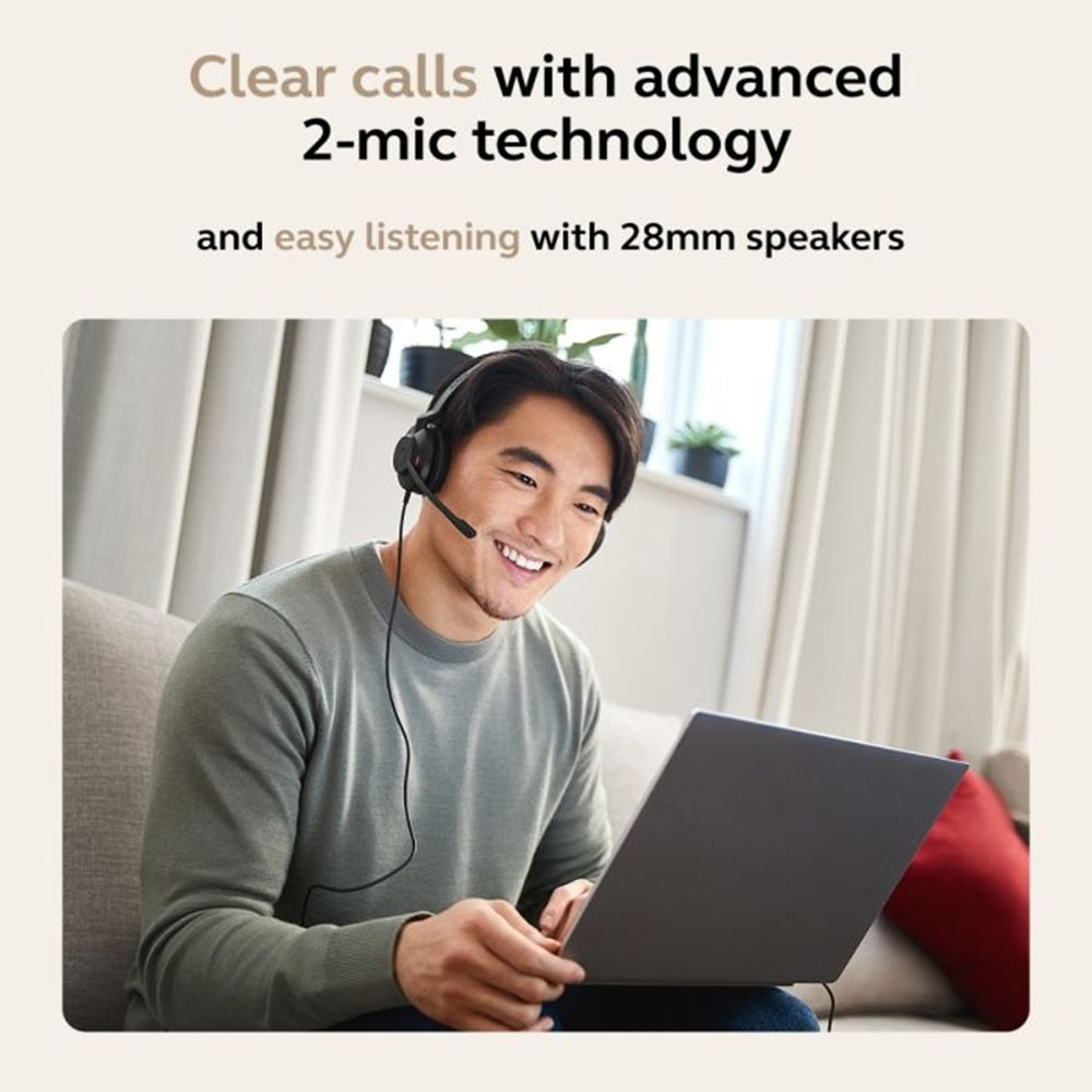 Jabra Evolve2 30 SE UC USB-C/A Stereo Corded Headset