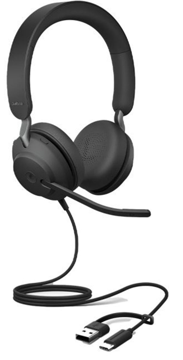 Jabra Evolve2 40 SE UC USB-C/A Stereo Corded Headset