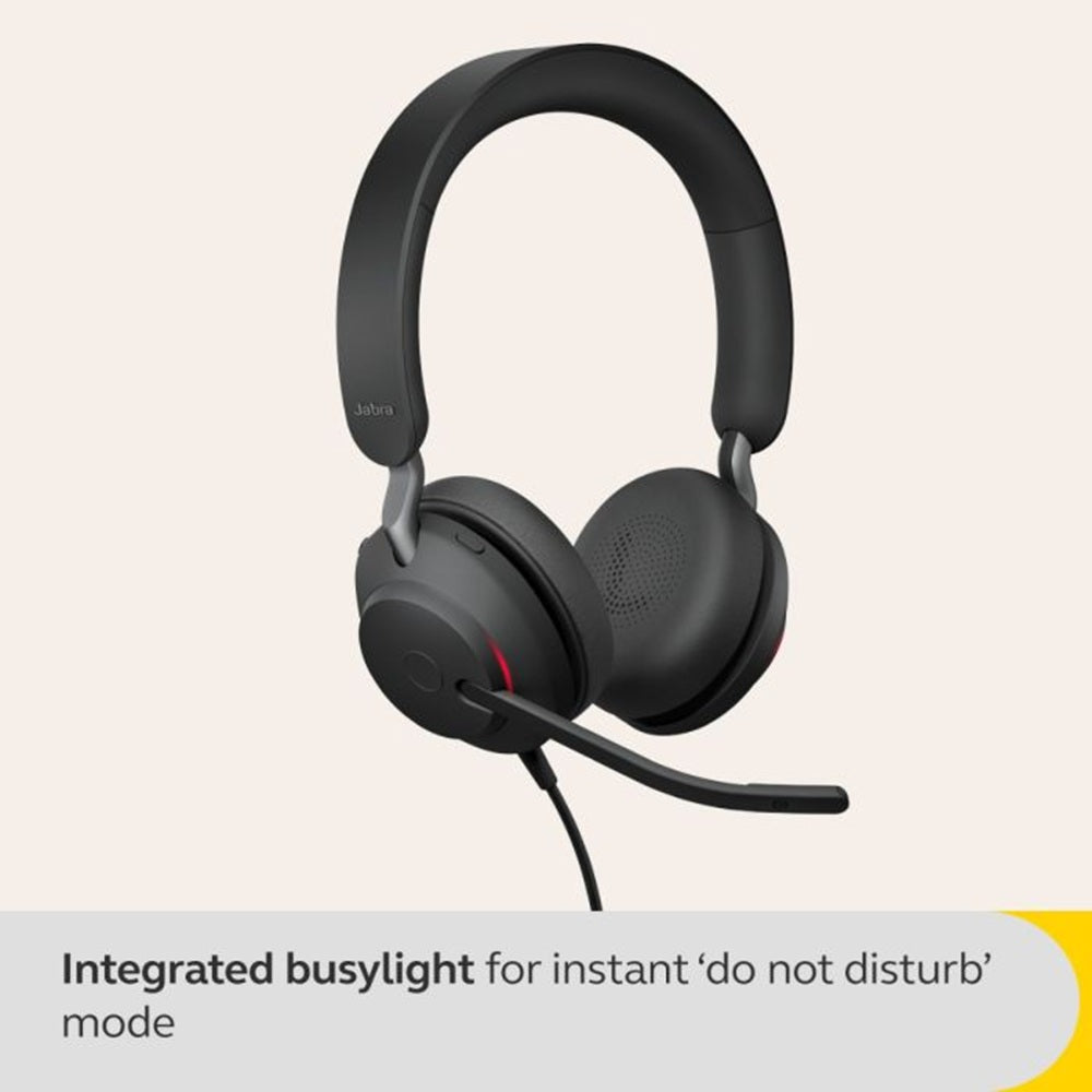 Jabra Evolve2 40 SE UC USB-C/A Stereo Corded Headset