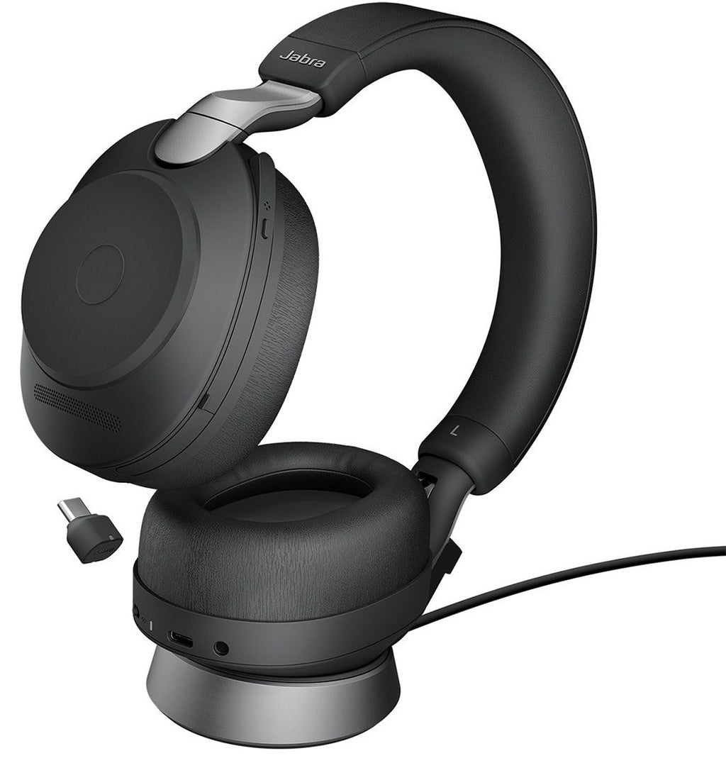 Jabra Evolve2 85 UC USB-C Stereo Bluetooth Headset with Stand