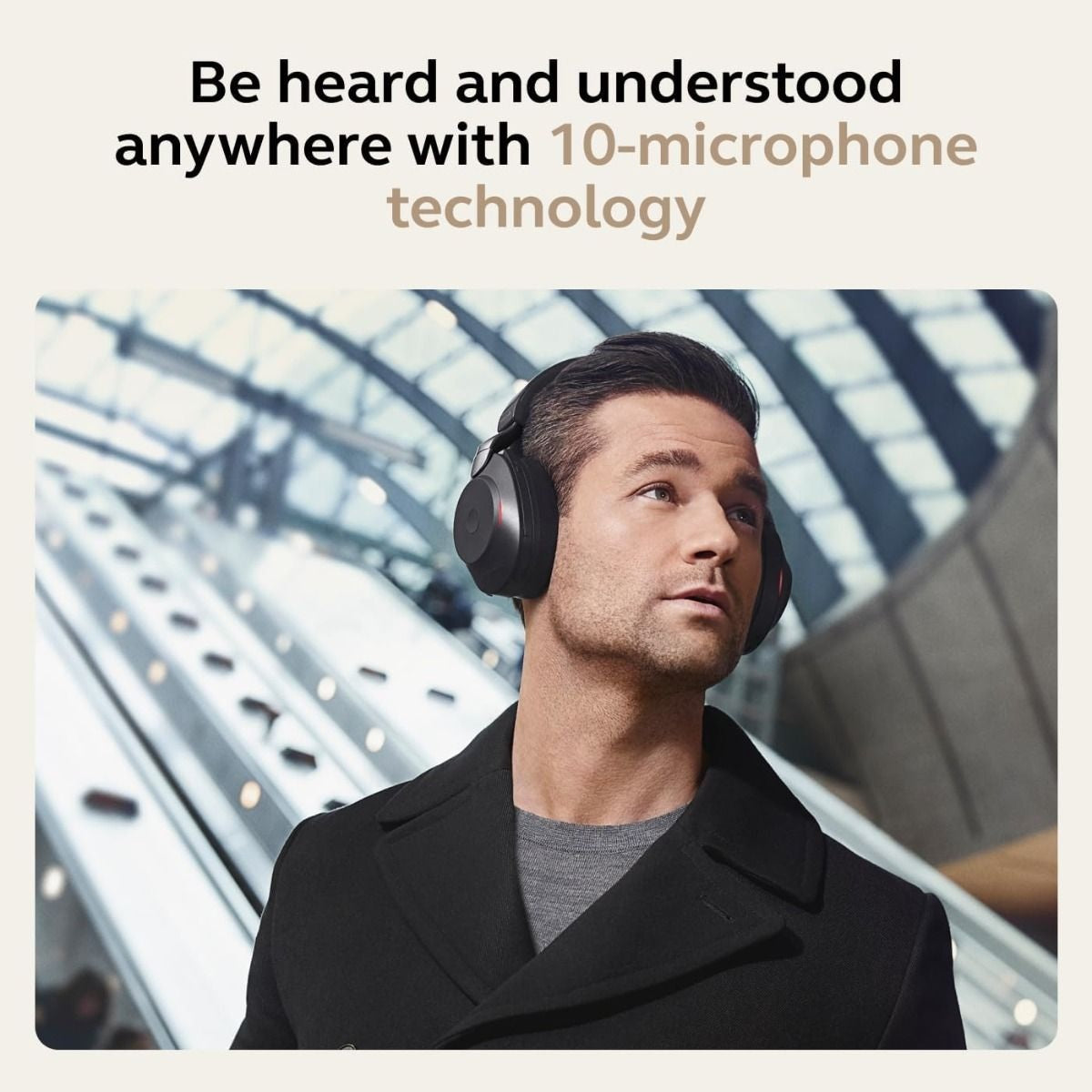 Jabra Evolve2 85 UC USB-C Stereo Bluetooth Headset with Stand