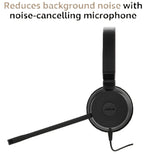 Jabra Evolve 20 SE UC USB-C/A Mono Corded Headset