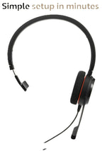 Jabra Evolve 20 SE UC USB-C/A Mono Corded Headset