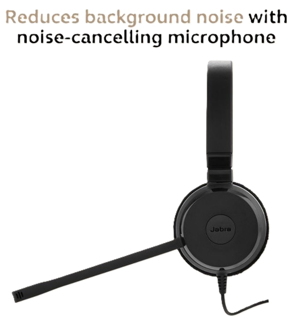 Jabra Evolve 20 SE UC USB-C/A Stereo Corded Headset
