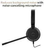 Jabra Evolve 20 SE UC USB-C/A Stereo Corded Headset