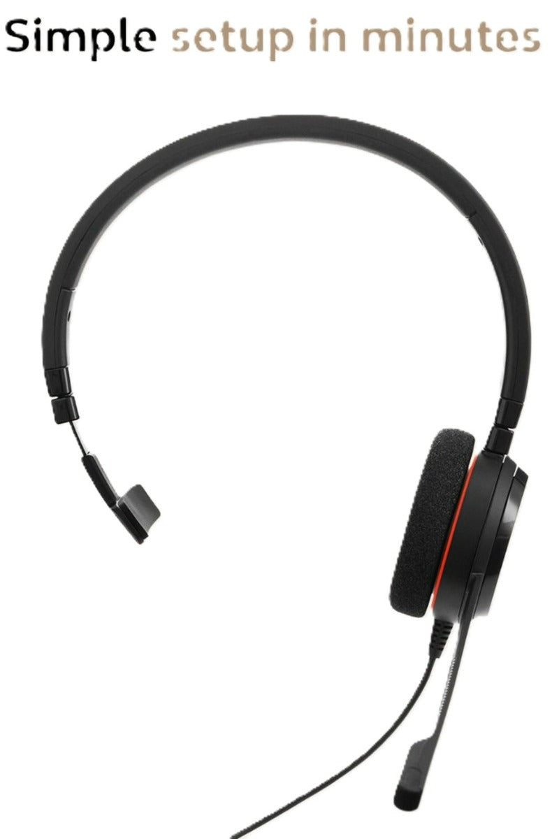 Jabra Evolve 20 SE UC USB-C/A Stereo Corded Headset