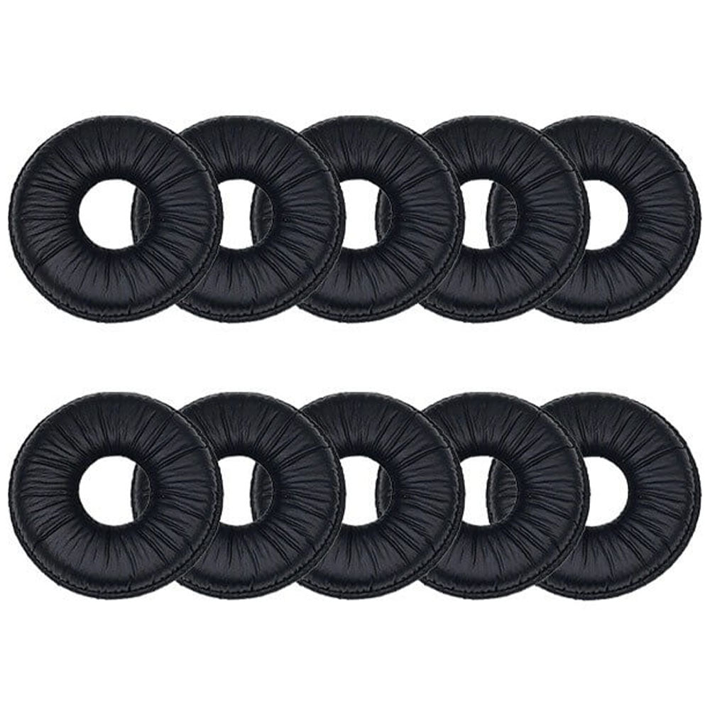Jabra Biz 1900/2000 Series King Size Leather Earpads - 10 Pieces