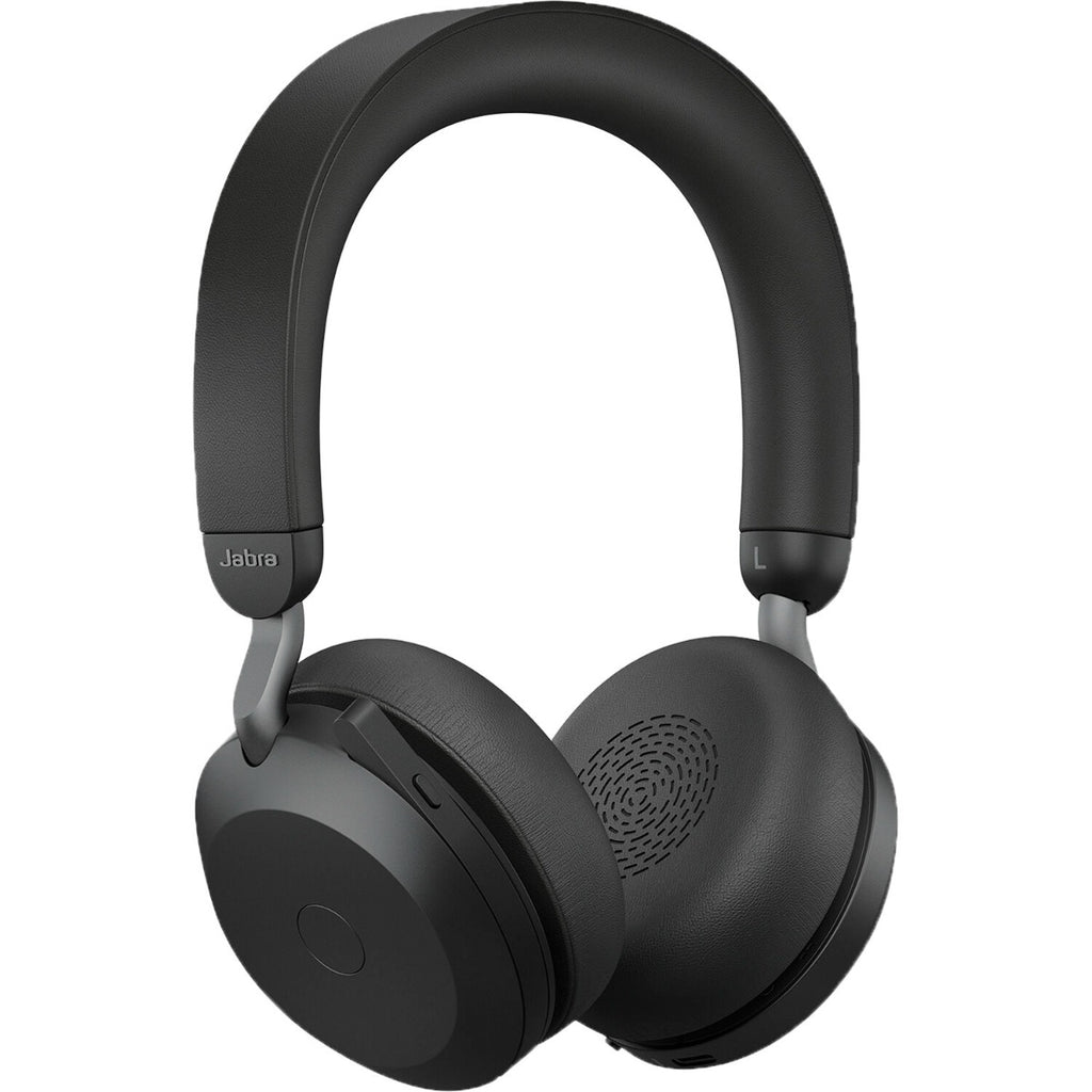 Jabra Evolve2 75 MS USB-C Stereo Bluetooth Headset with Charging Stand
