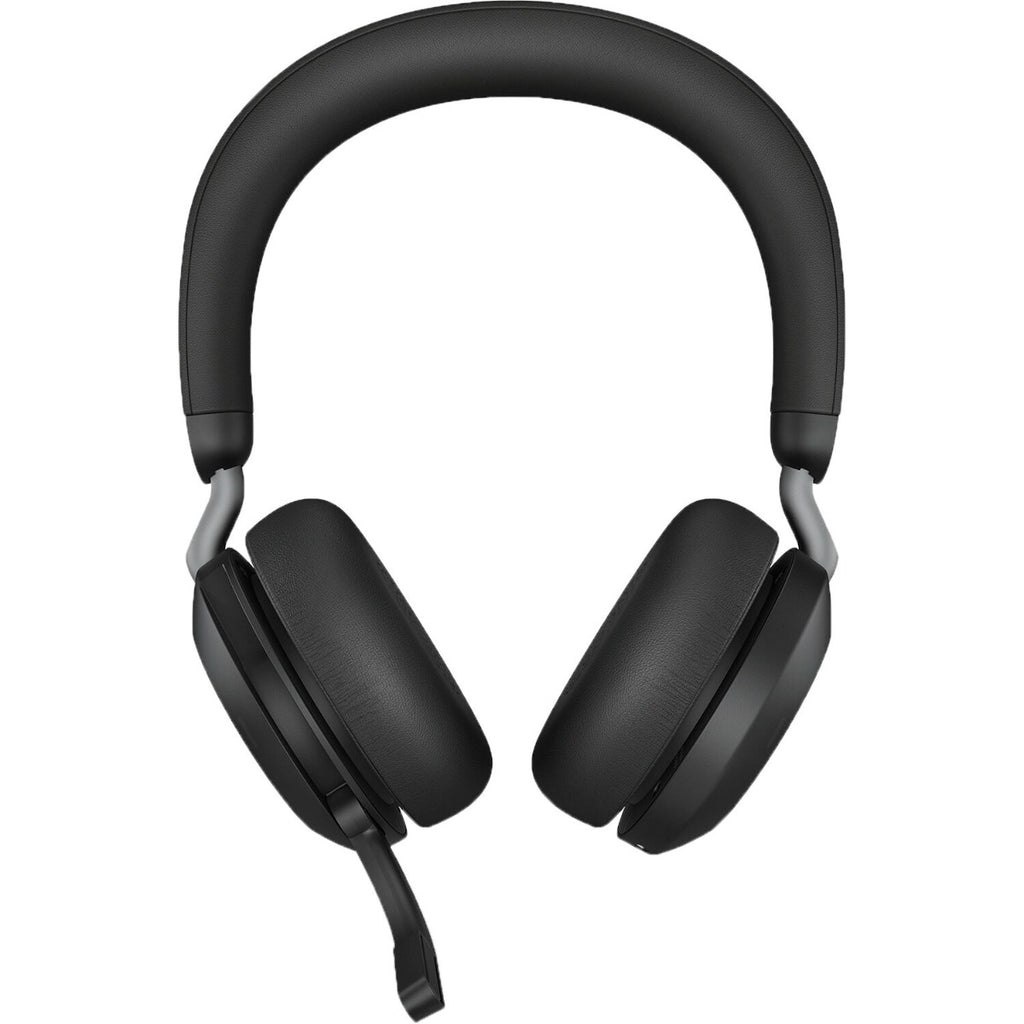 Jabra Evolve2 75 MS USB-C Stereo Bluetooth Headset with Charging Stand