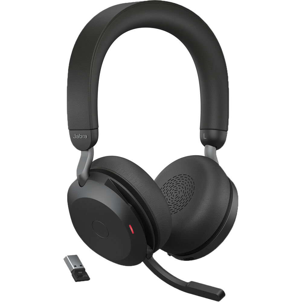 Jabra Evolve2 75 UC USB-C Stereo Bluetooth Headset with Stand