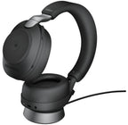 Jabra Evolve2 85 MS USB-C Stereo Bluetooth Headset with Charging Stand