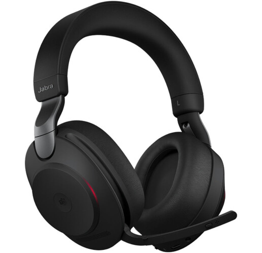 Jabra Evolve2 85 MS USB-C Stereo Bluetooth Headset with Charging Stand