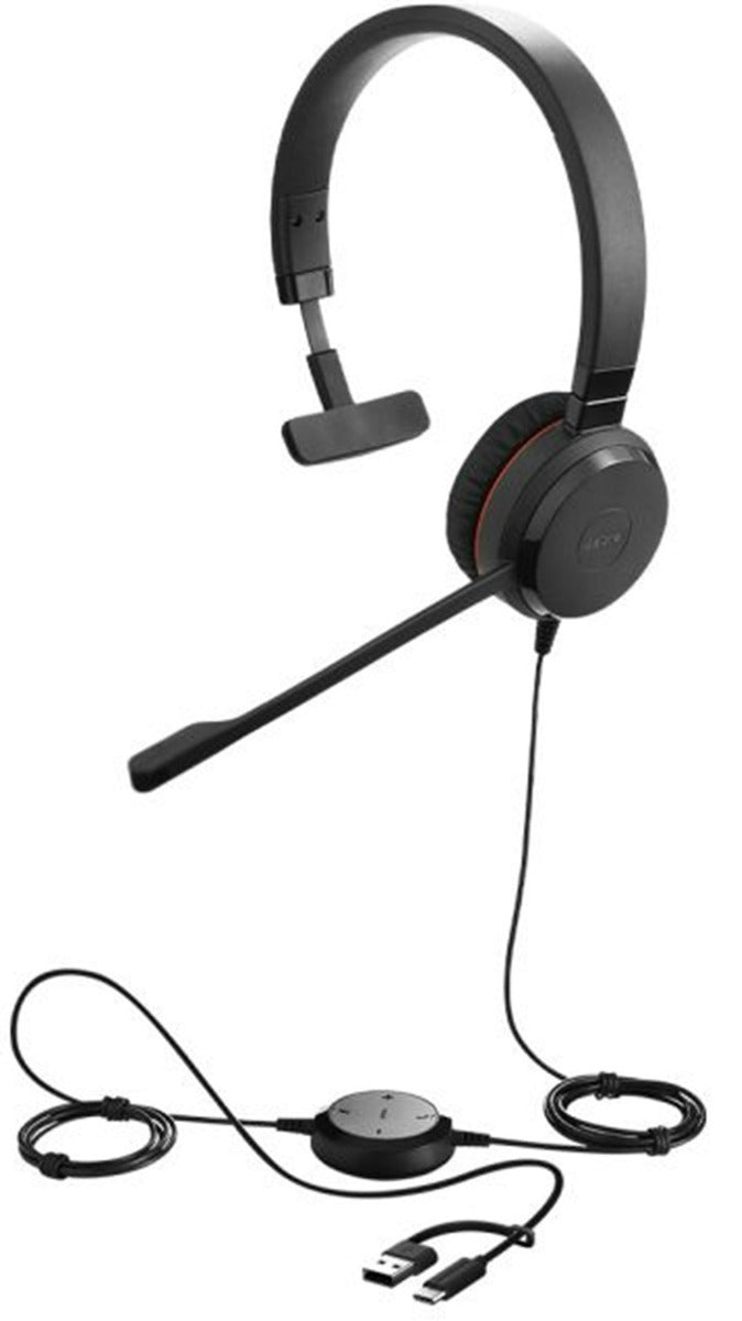 Jabra Evolve 30 II UC USB-C/A Mono Corded Headset