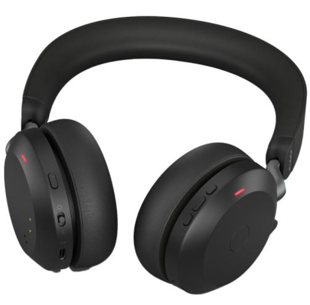 Jabra Evolve2 75 UC USB-A Stereo Bluetooth Headset with Stand
