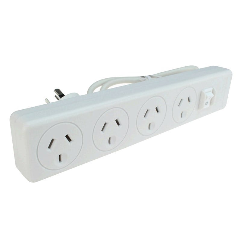 Jackson 4 Way Power Board with Surge Protection