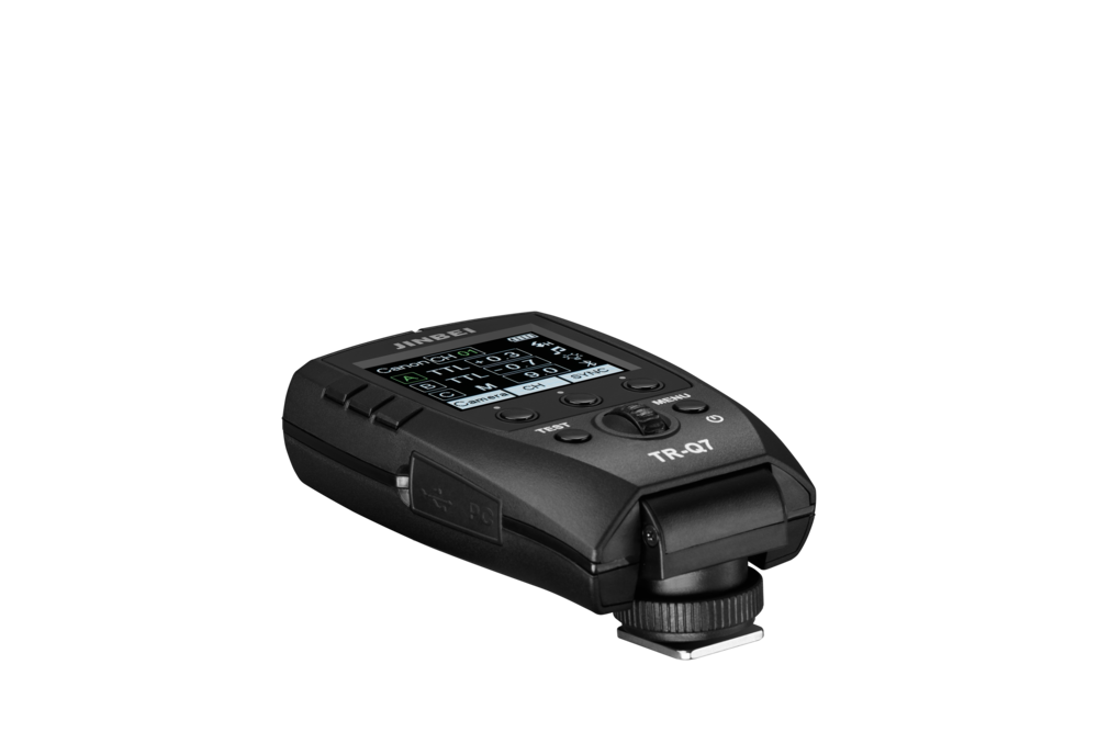 Jinbei TR-Q7II Multi brand TTL wireless flash trigger with colour screen