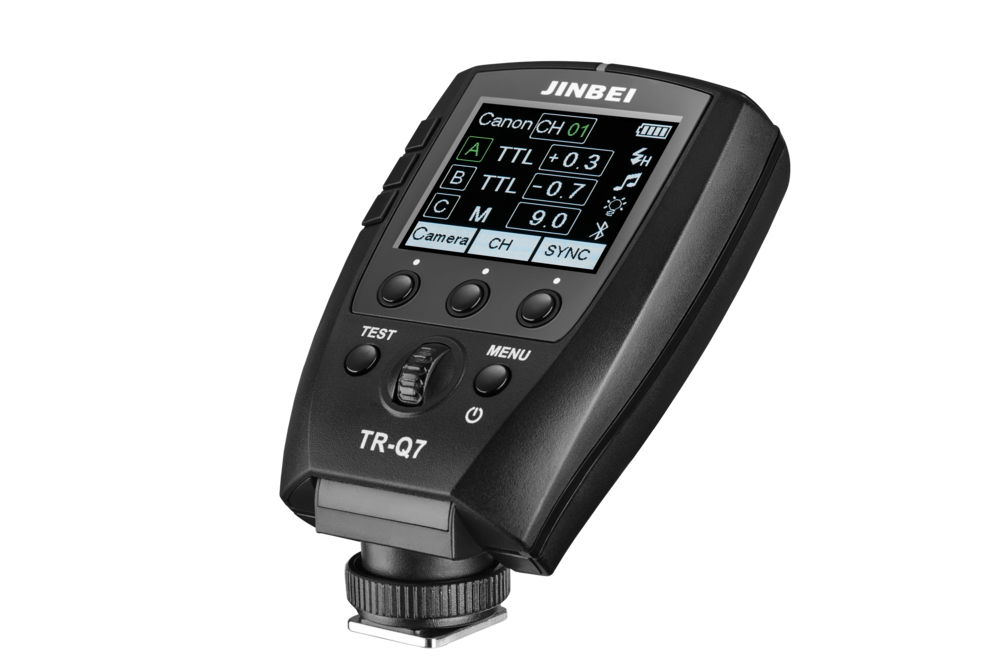 Jinbei TR-Q7II Multi brand TTL wireless flash trigger with colour screen