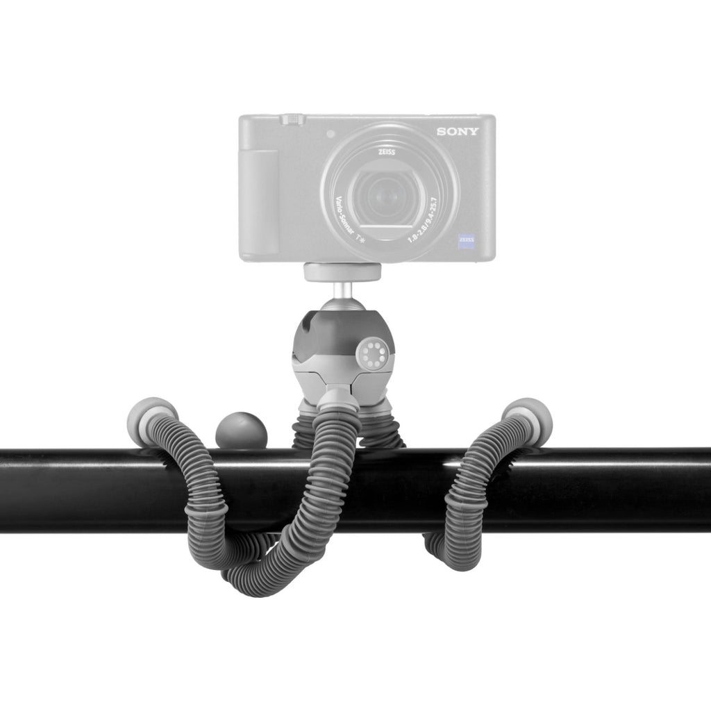  JOBY Podzilla Large Tabletop Tripod with Griptight 360 Phone Mount Kit (Gray)