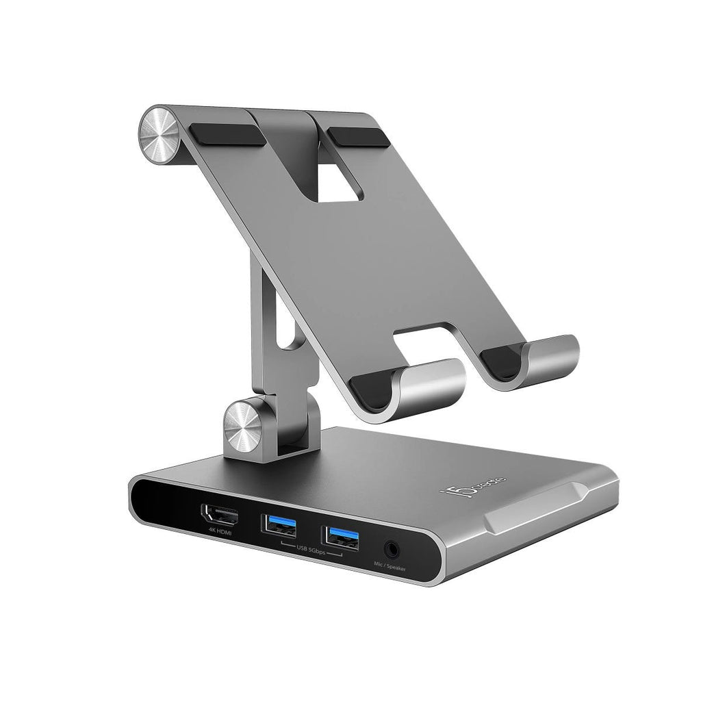 j5create Multi-Angle 4K Docking Station with USB-C 100W PD