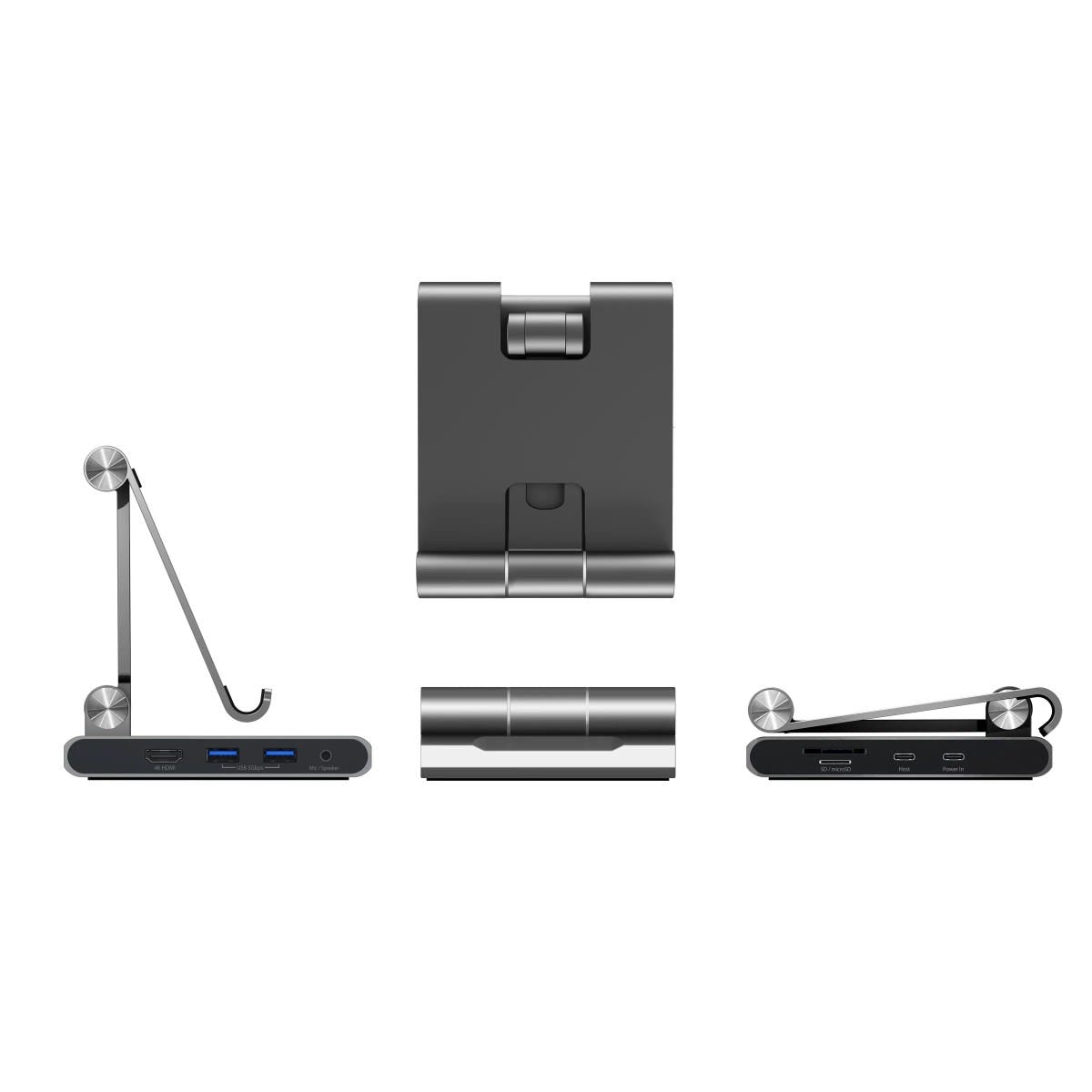j5create Multi-Angle 4K Docking Station with USB-C 100W PD