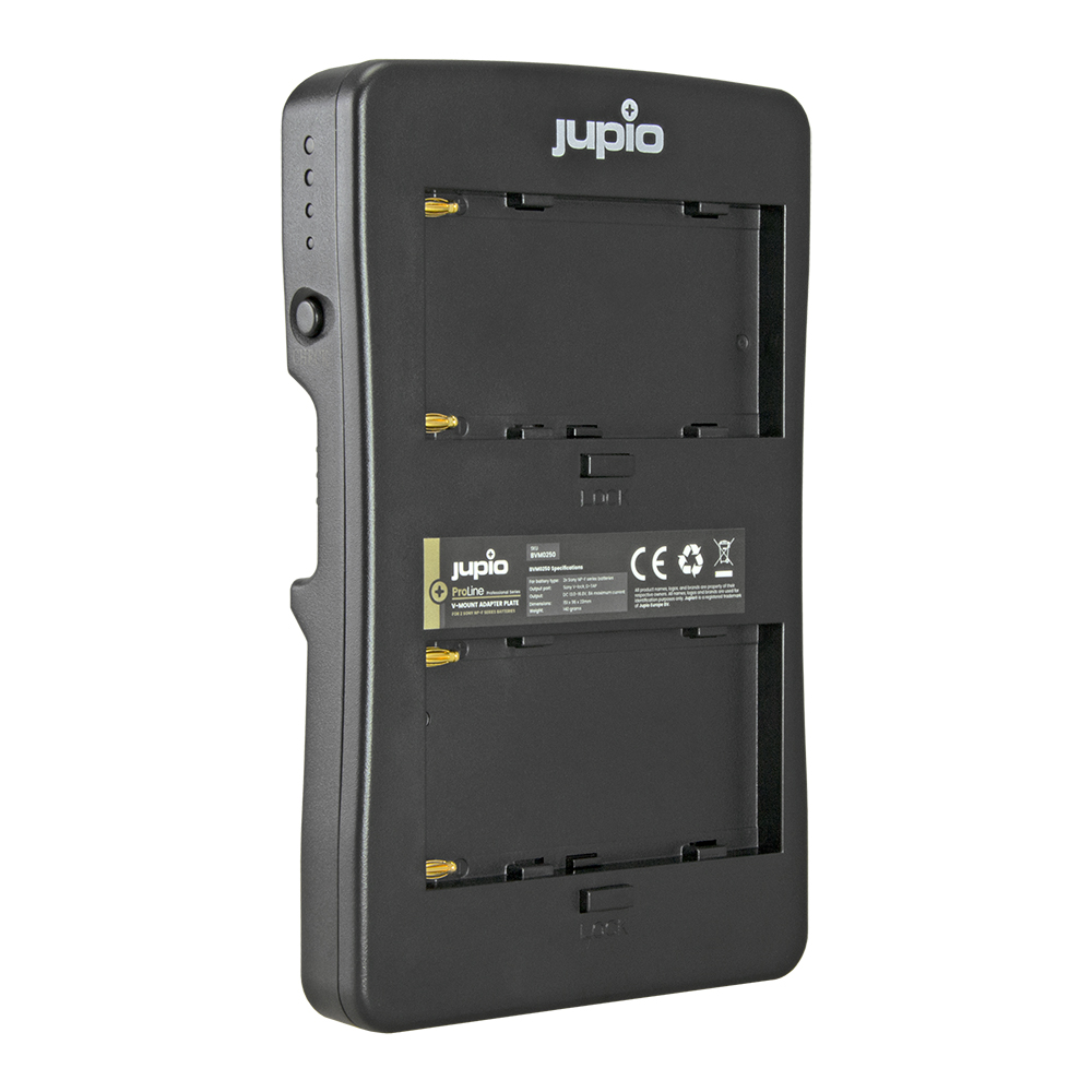 Jupio ProLine V-Mount Adapter Plate for 2x NP-F Batteries